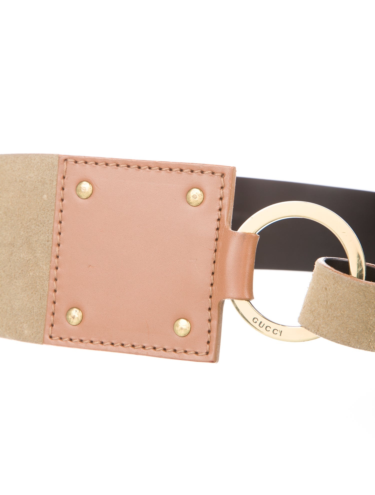 Gucci Wide Suede Waist Belt