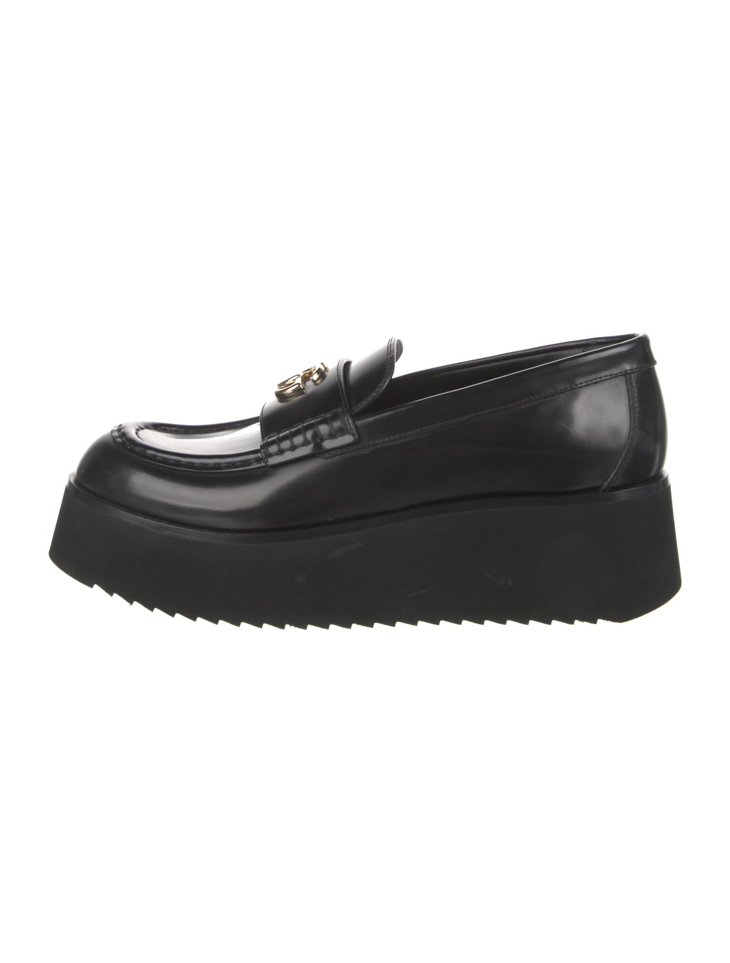 Gucci Creeper Horsebit Accent Loafers
