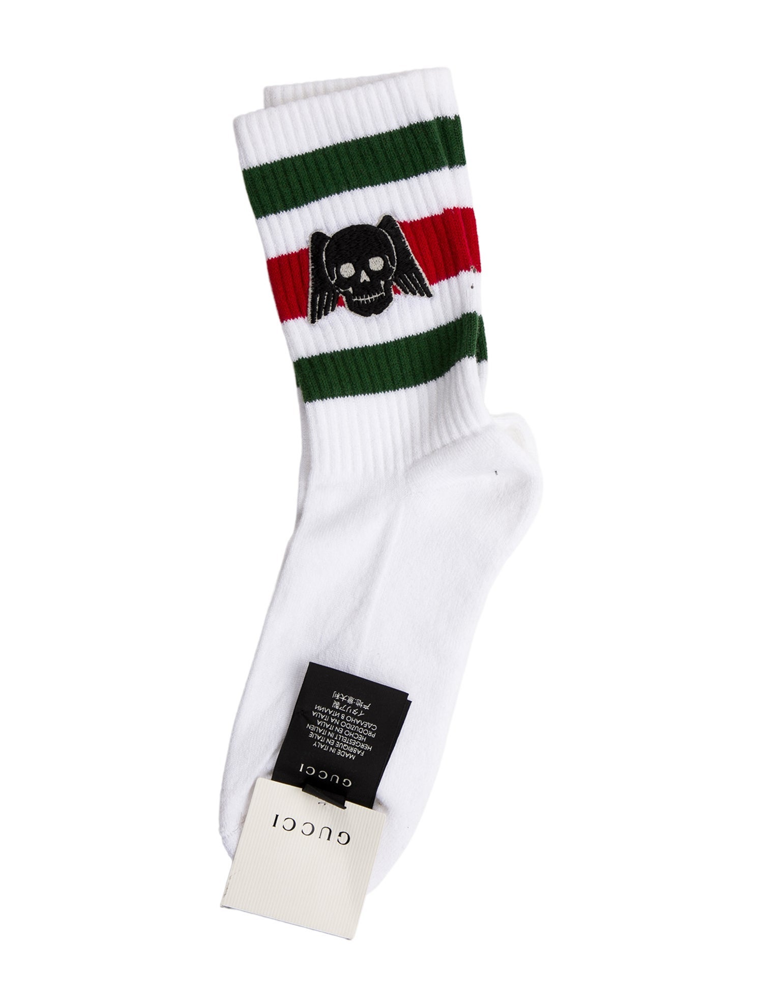 Gucci Winged Skull Socks w/Tags