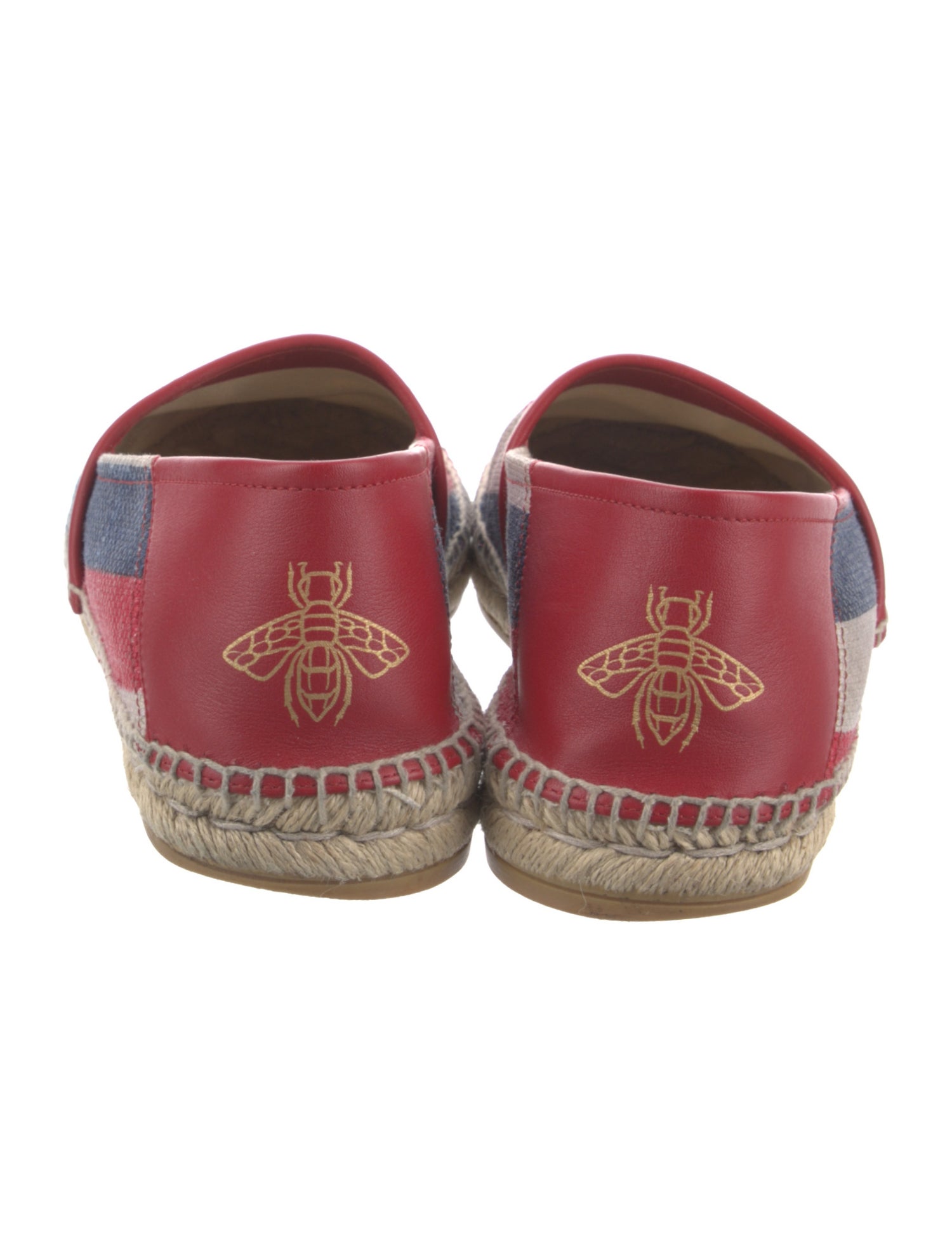 Gucci Canvas Striped Espadrilles