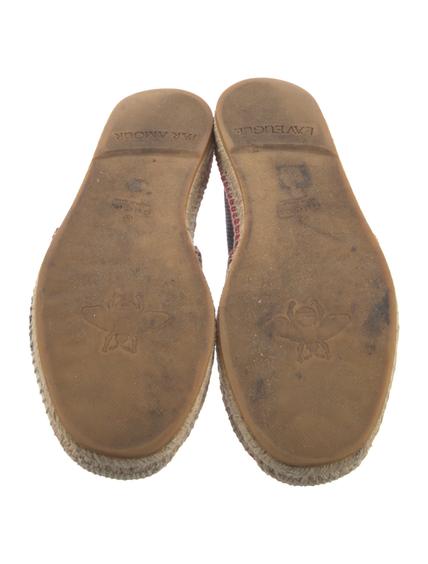 Gucci Canvas Striped Espadrilles