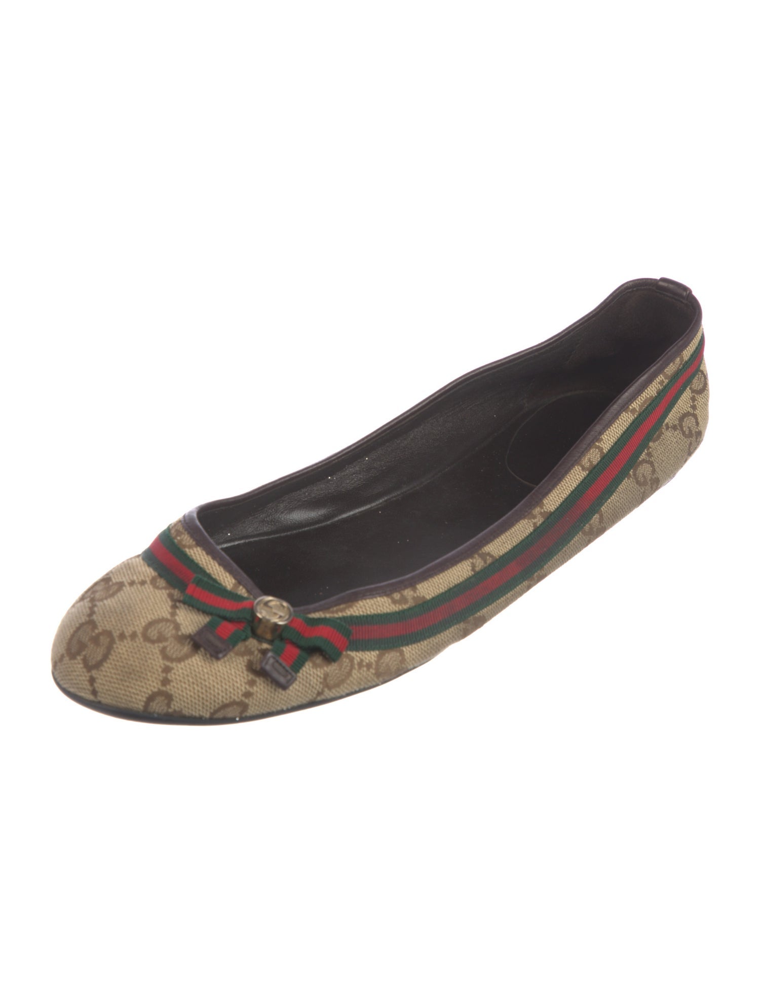 Gucci GG Canvas Canvas Flats