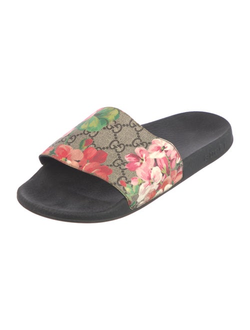 Gucci GG Blooms Blooms Print Slides