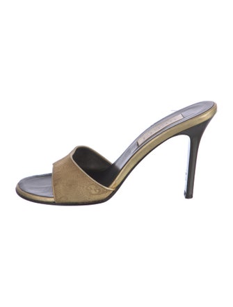 Gucci GG Canvas Slides