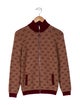 Gucci Kids' Woven Logo Zip-Up
