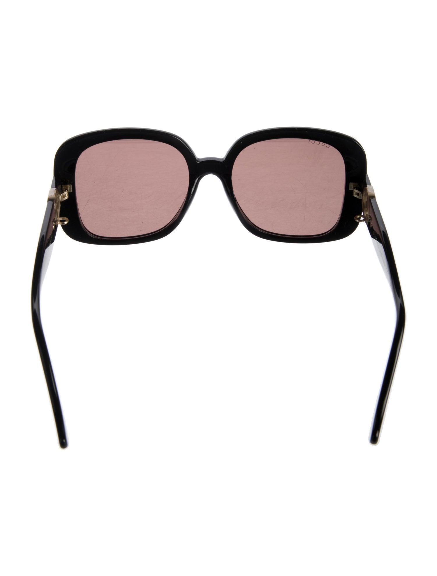 Gucci Double G Logo Square Sunglasses