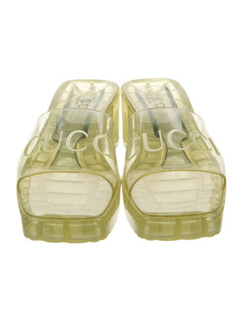 Gucci Rubber Graphic Print Slides
