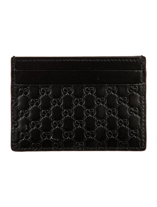 Gucci Microguccissima Pattern Embossed Leather Card Holder