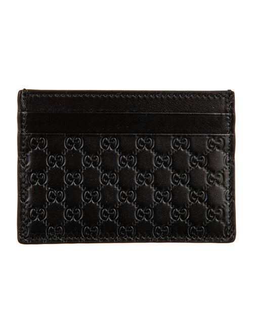 Gucci Microguccissima Pattern Embossed Leather Card Holder