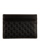 Gucci Microguccissima Pattern Embossed Leather Card Holder