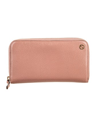 Gucci Interlocking G Logo Leather Continental Wallet