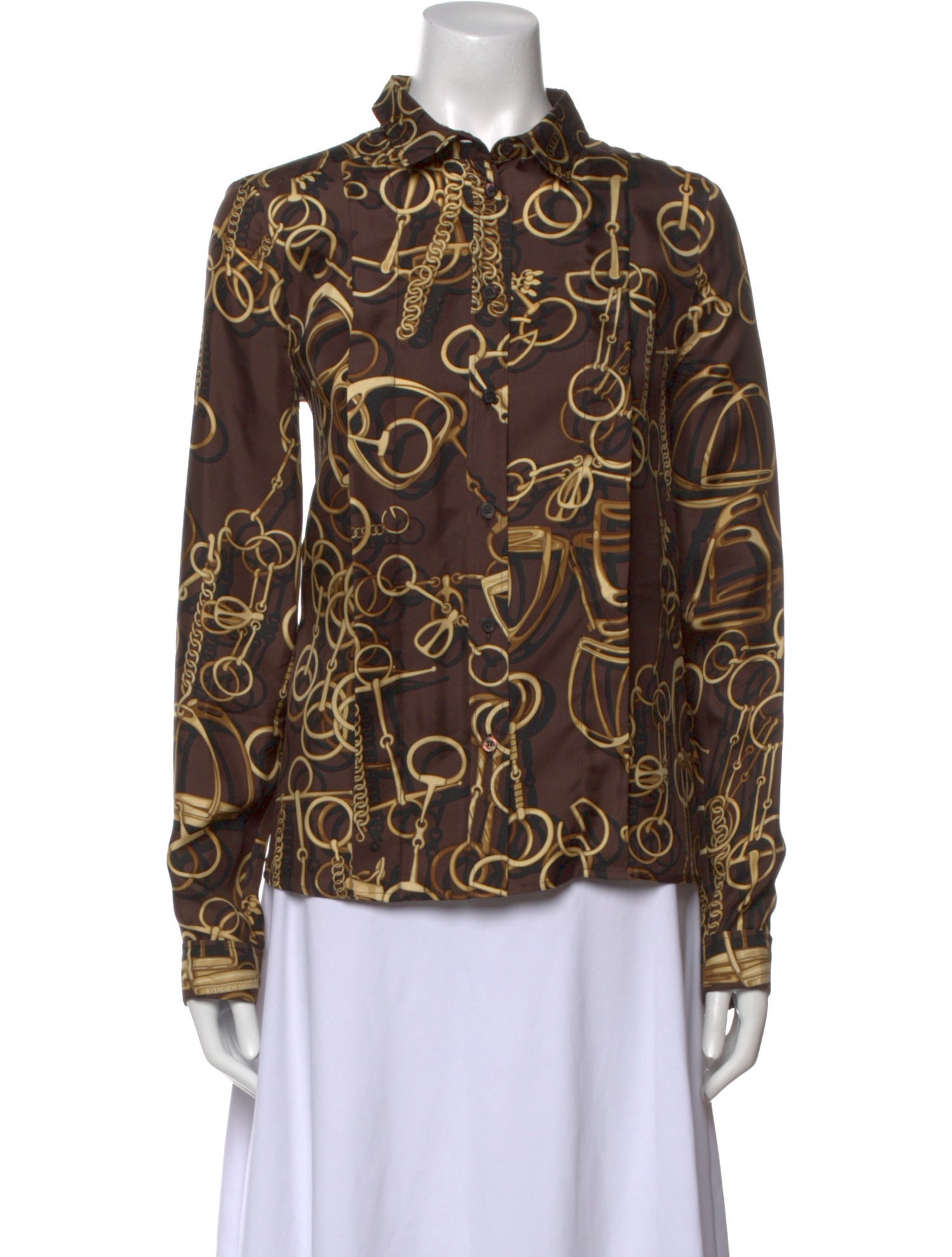 Gucci Vintage 2008 Button-Up Top