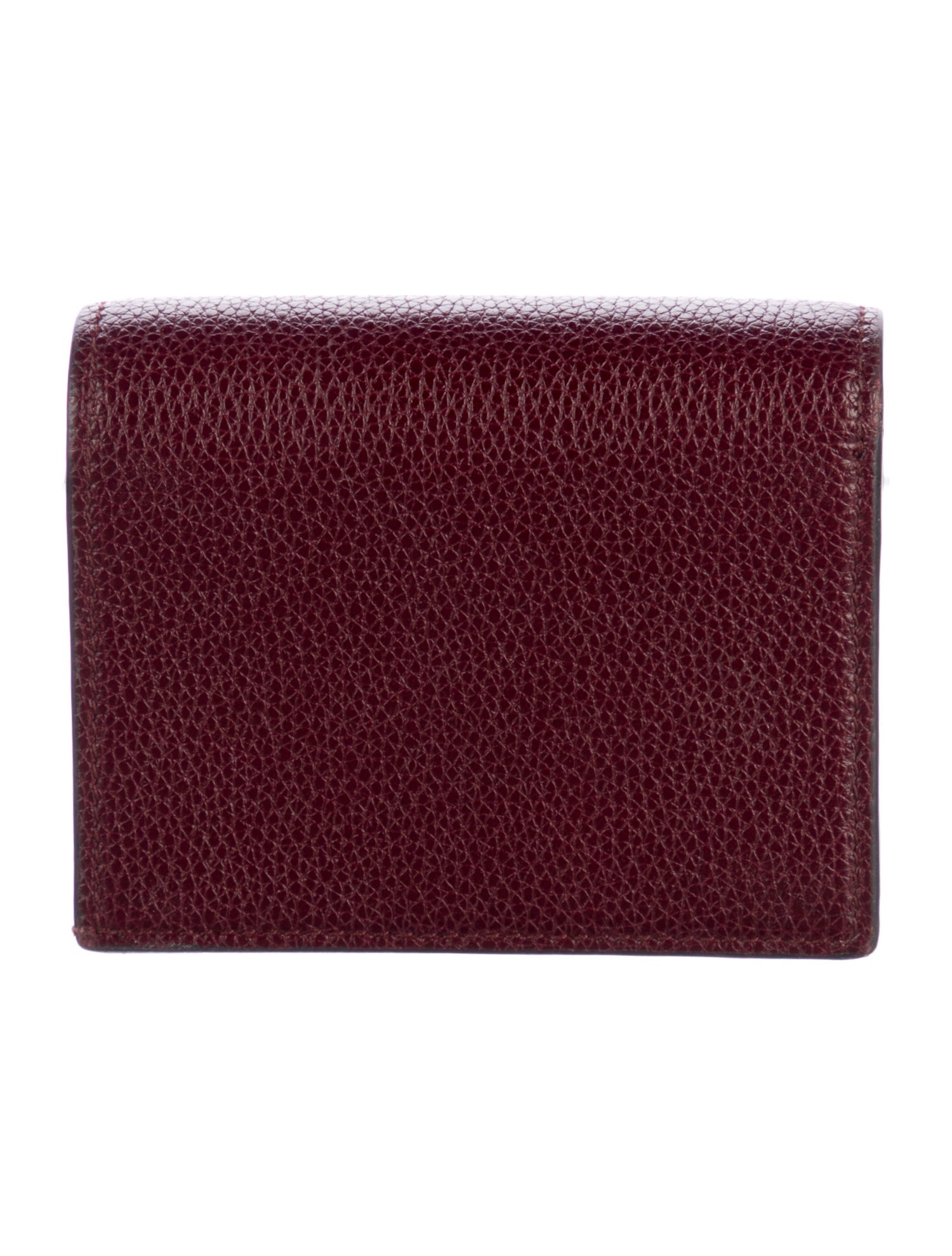 Gucci Zumi Chain Card Case Interlocking G Horsebit Compact Wallet