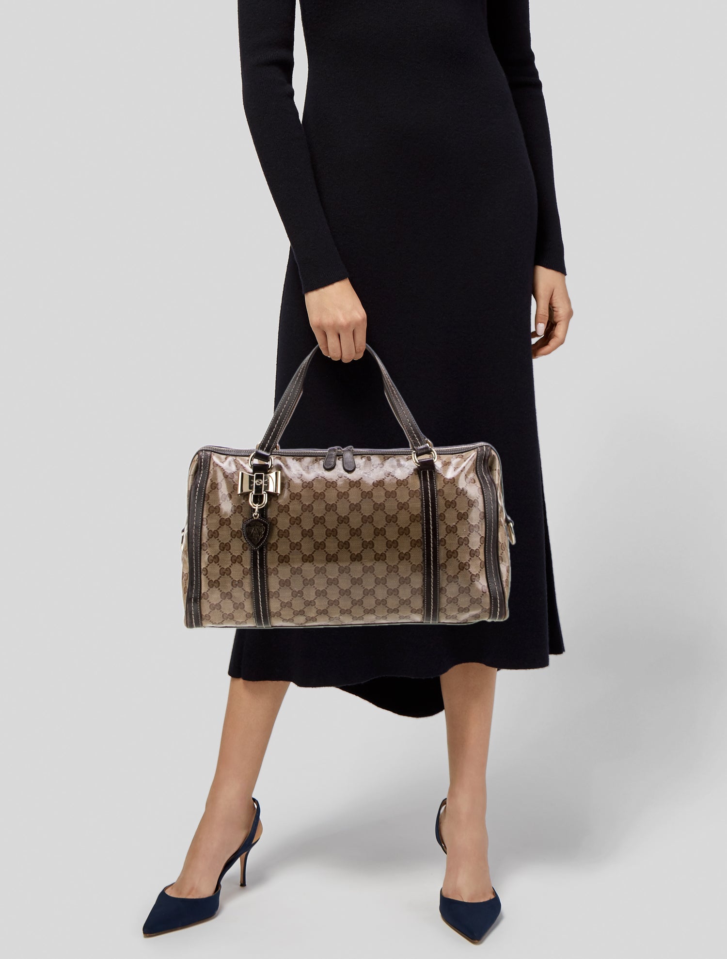 Gucci GG Crystal Boston Large