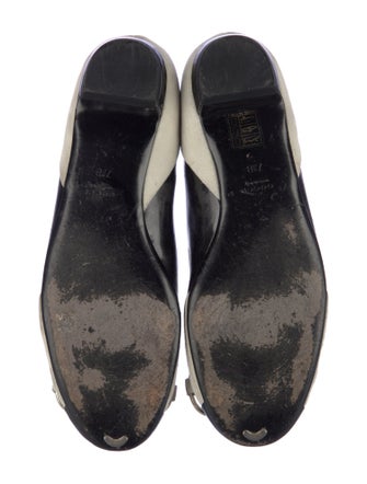 Gucci Horsebit Accent Leather Ballet Flats
