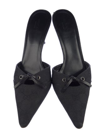 Gucci GG Canvas Canvas Mules