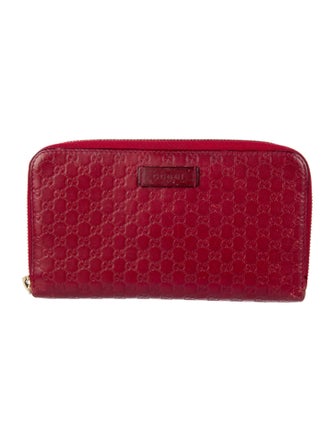 Gucci Microguccissma Microguccissima Pattern Continental Wallet