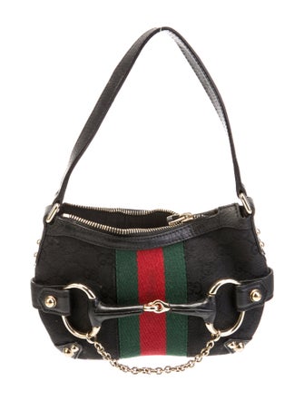 Gucci GG Canvas Horsebit Chain