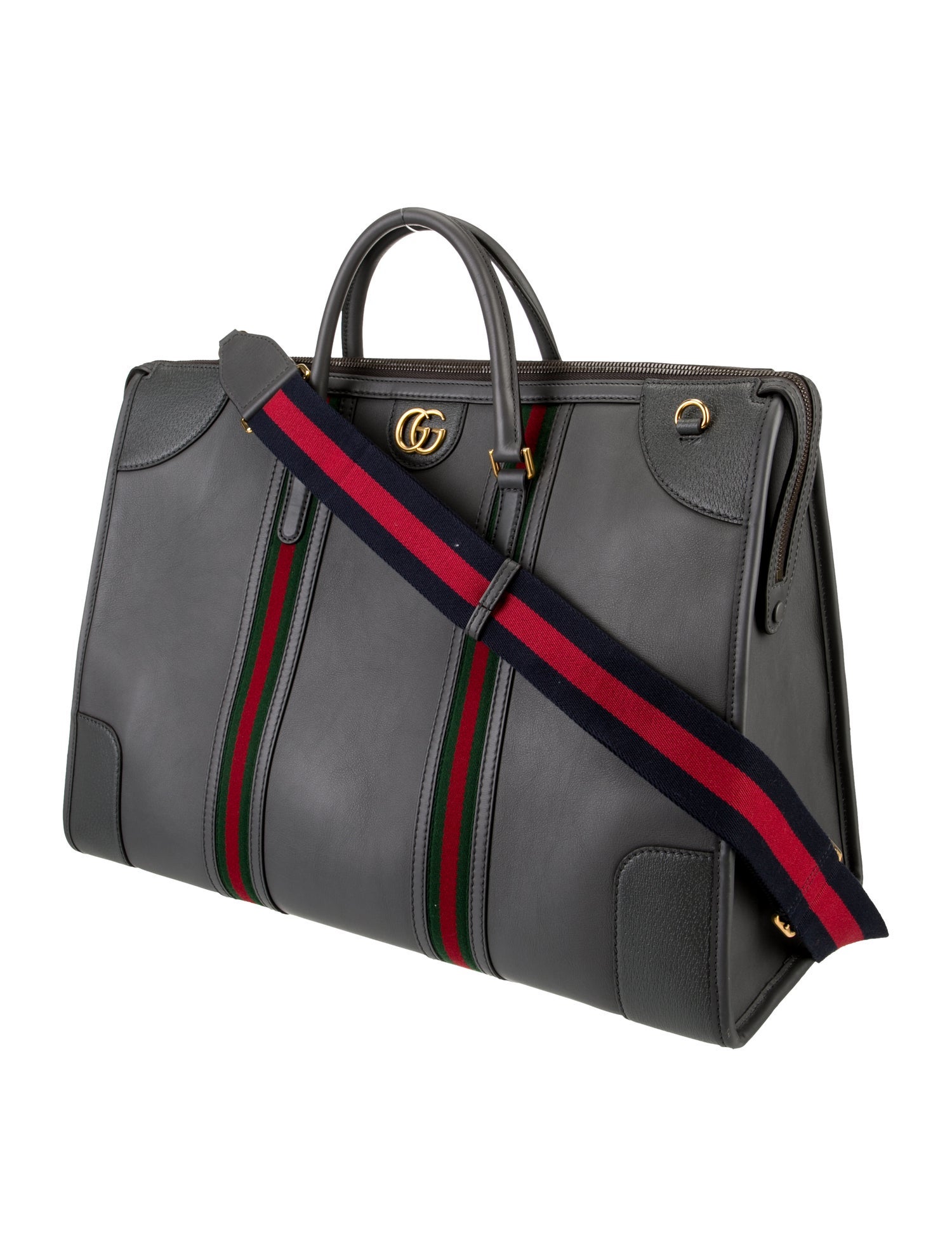 Gucci Web Bauletto Duffle Bag XL