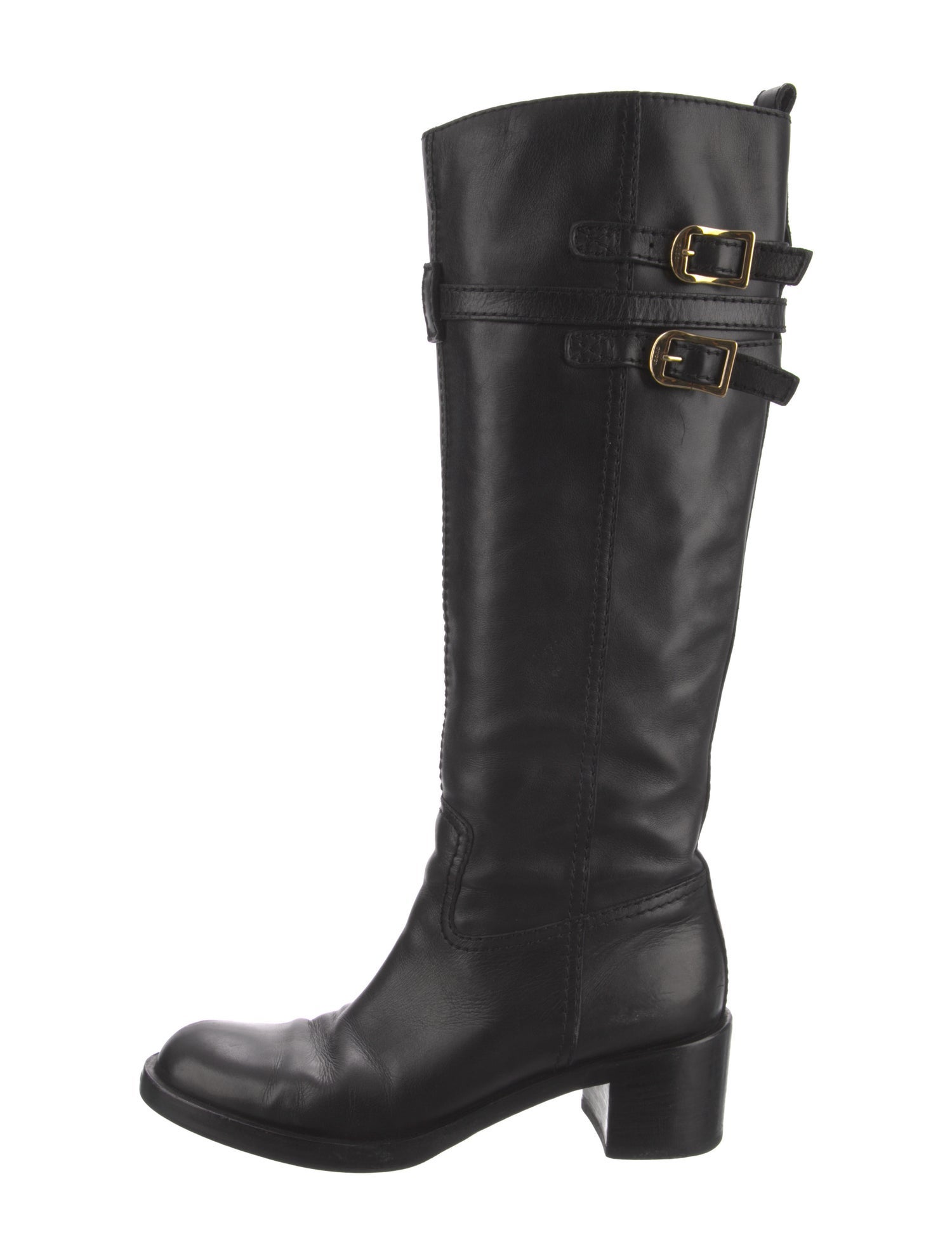 Gucci Leather Riding Boots