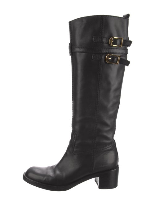 Gucci Leather Riding Boots