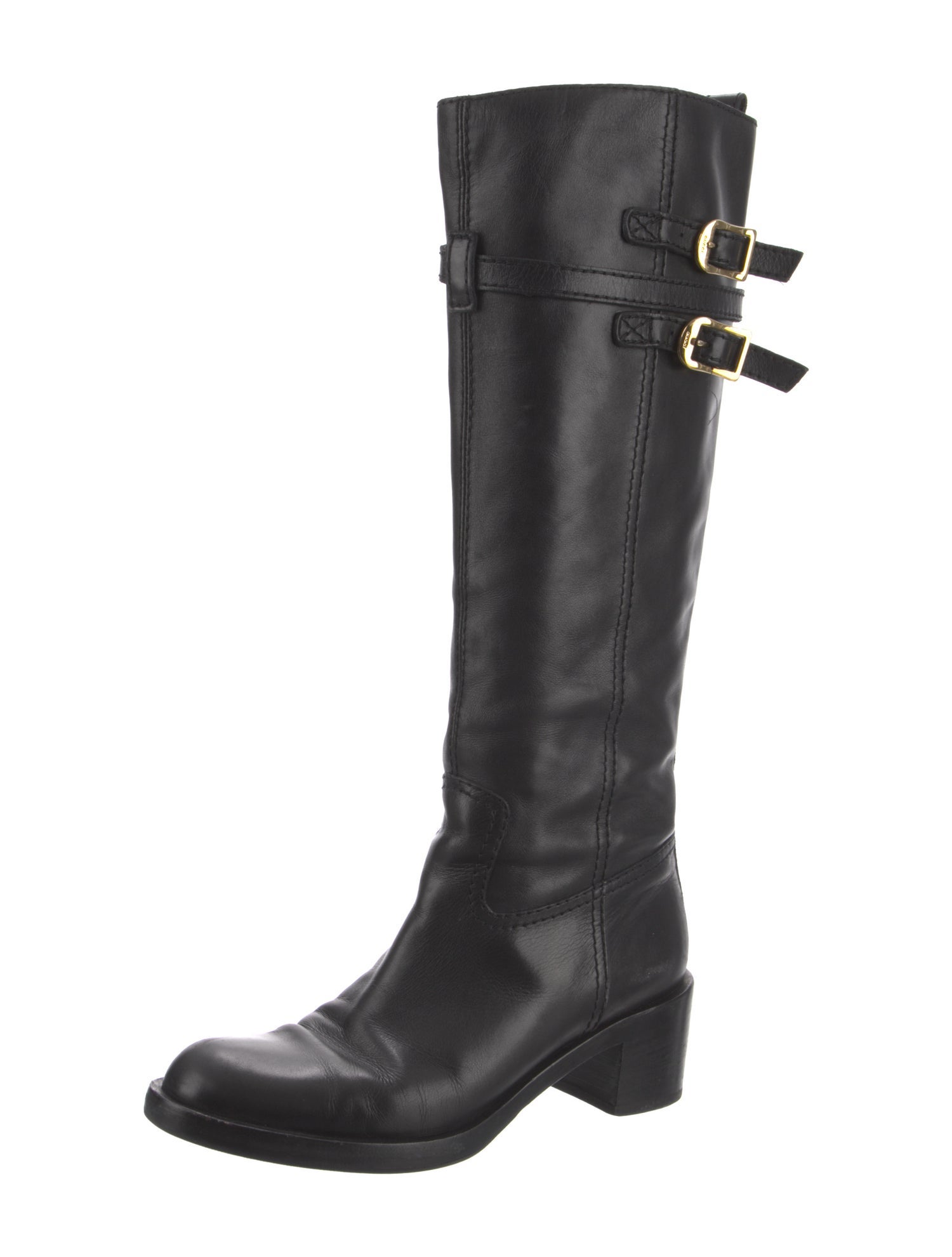 Gucci Leather Riding Boots