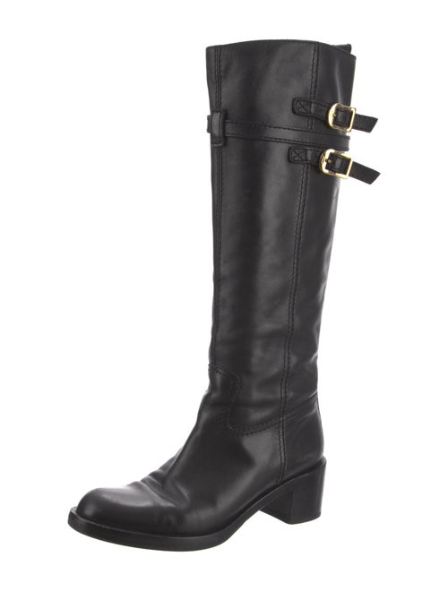 Gucci Leather Riding Boots