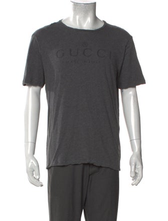 Gucci Graphic Print Crew Neck T-Shirt