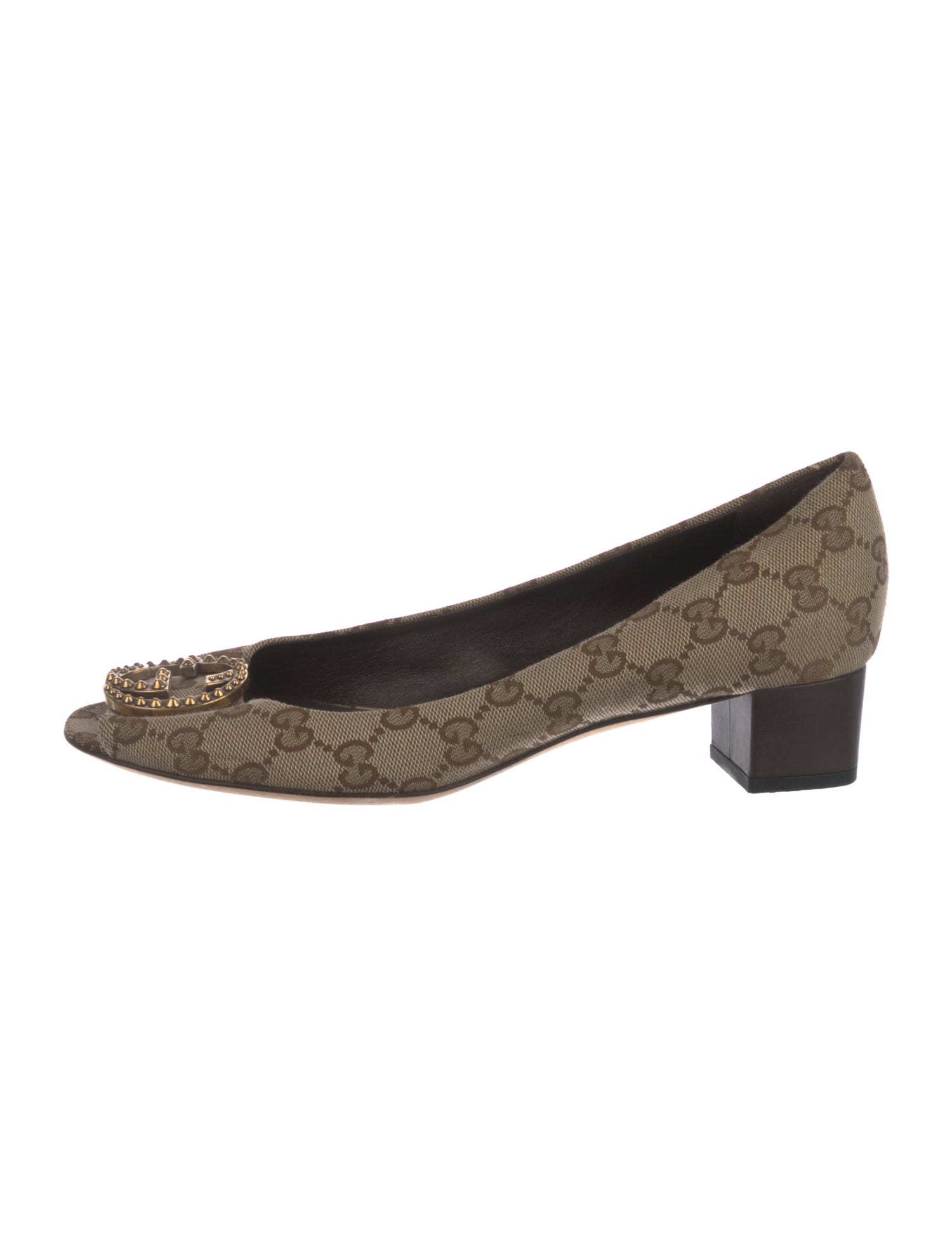 Gucci GG Canvas Canvas Pumps