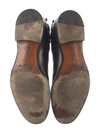 Gucci Web Accent Leather Chelsea Boots