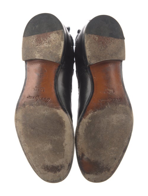 Gucci Web Accent Leather Chelsea Boots