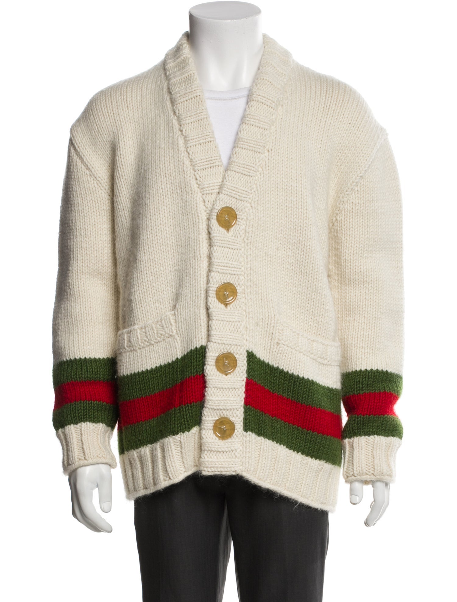 Gucci 2023 Web Accent Cardigan