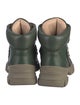 Gucci Leather Colorblock Pattern Hiking Boots