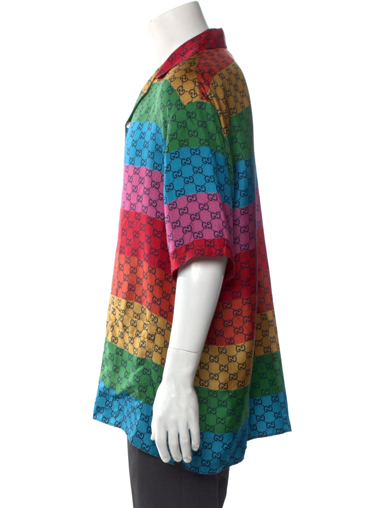 Gucci GG Logo Silk Shirt