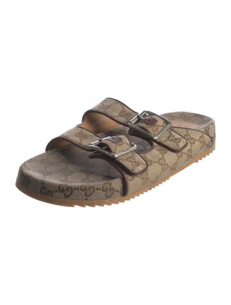 Gucci GG Canvas Canvas Slides