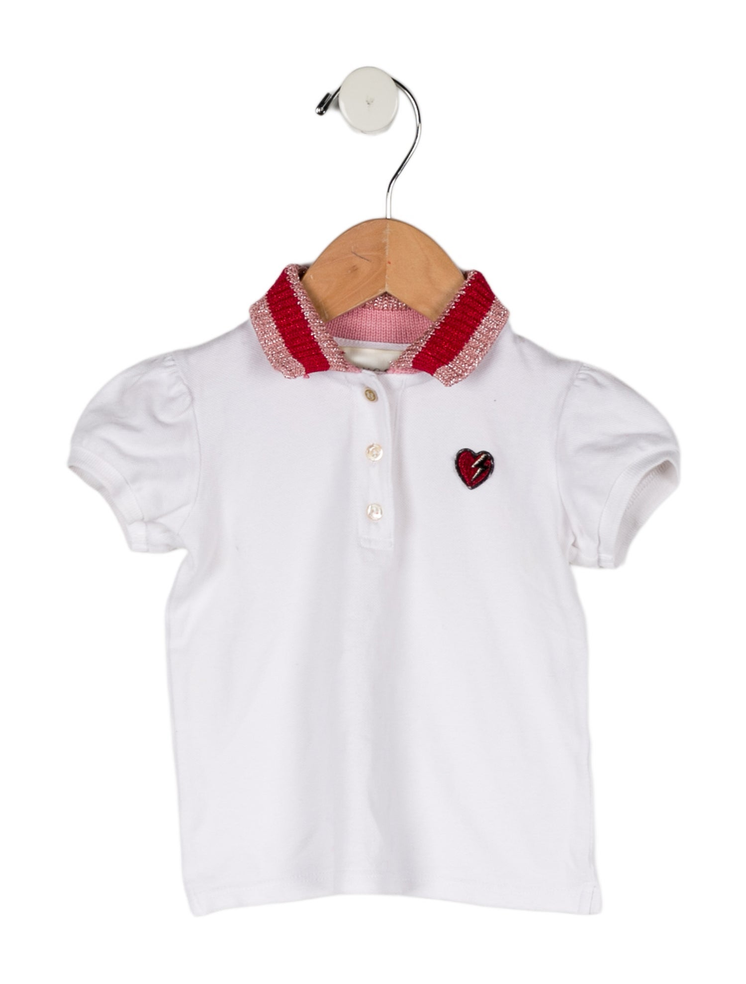 Gucci Girls' Short Sleeve Polo Shirt