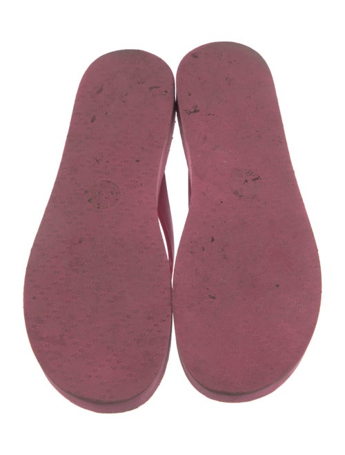 Gucci Chevron Thong Sandal Double G Logo Flip Flops