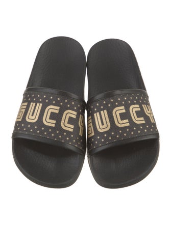 Gucci Printed Slides