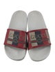 Gucci Web Accent Canvas Slides
