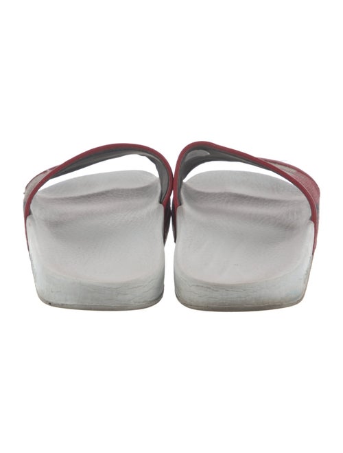 Gucci Web Accent Canvas Slides