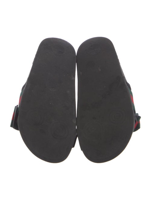 Gucci Web Accent Leather Slides
