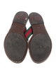 Gucci Kika Web Accent Flip Flops