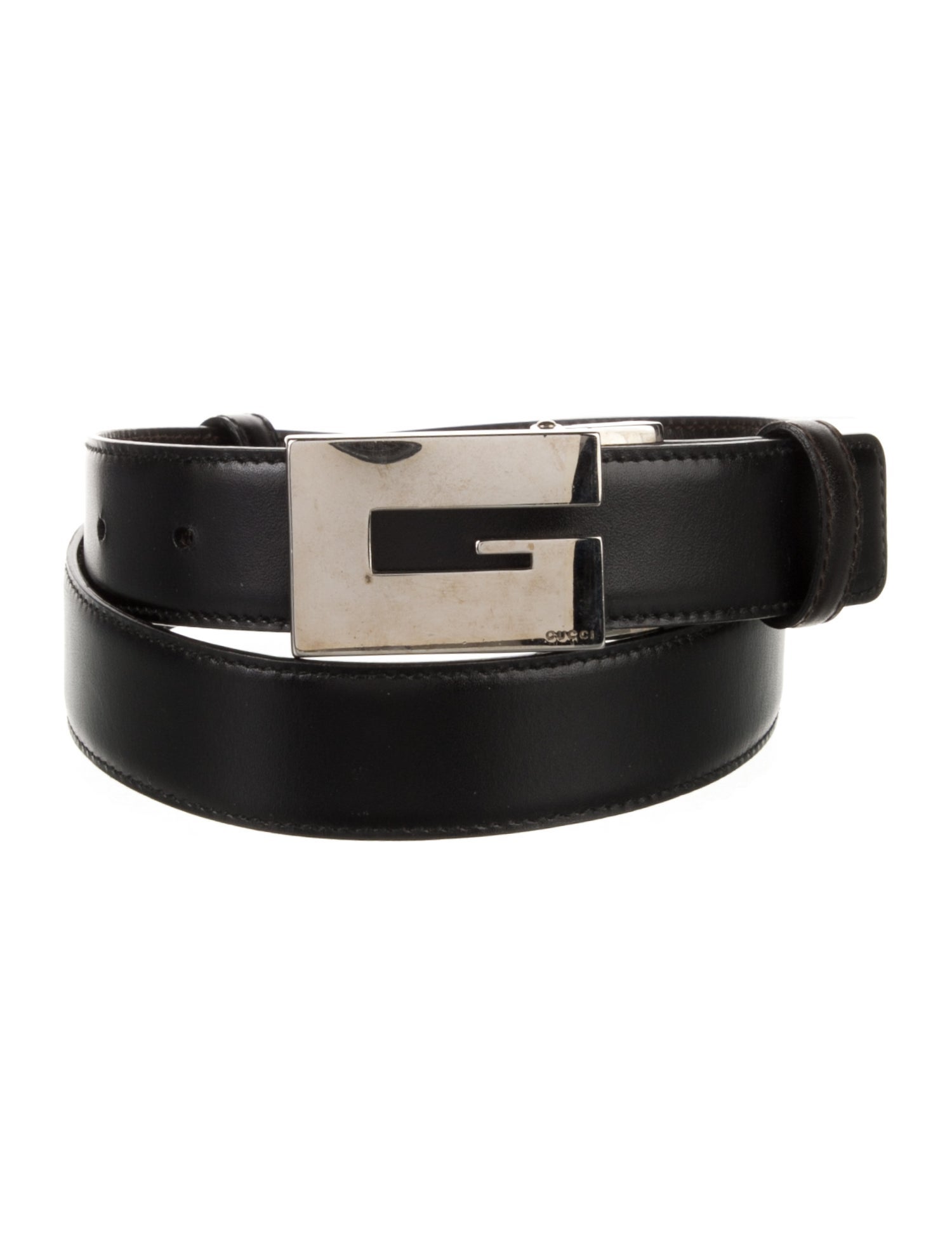 Gucci Skinny Leather Belt