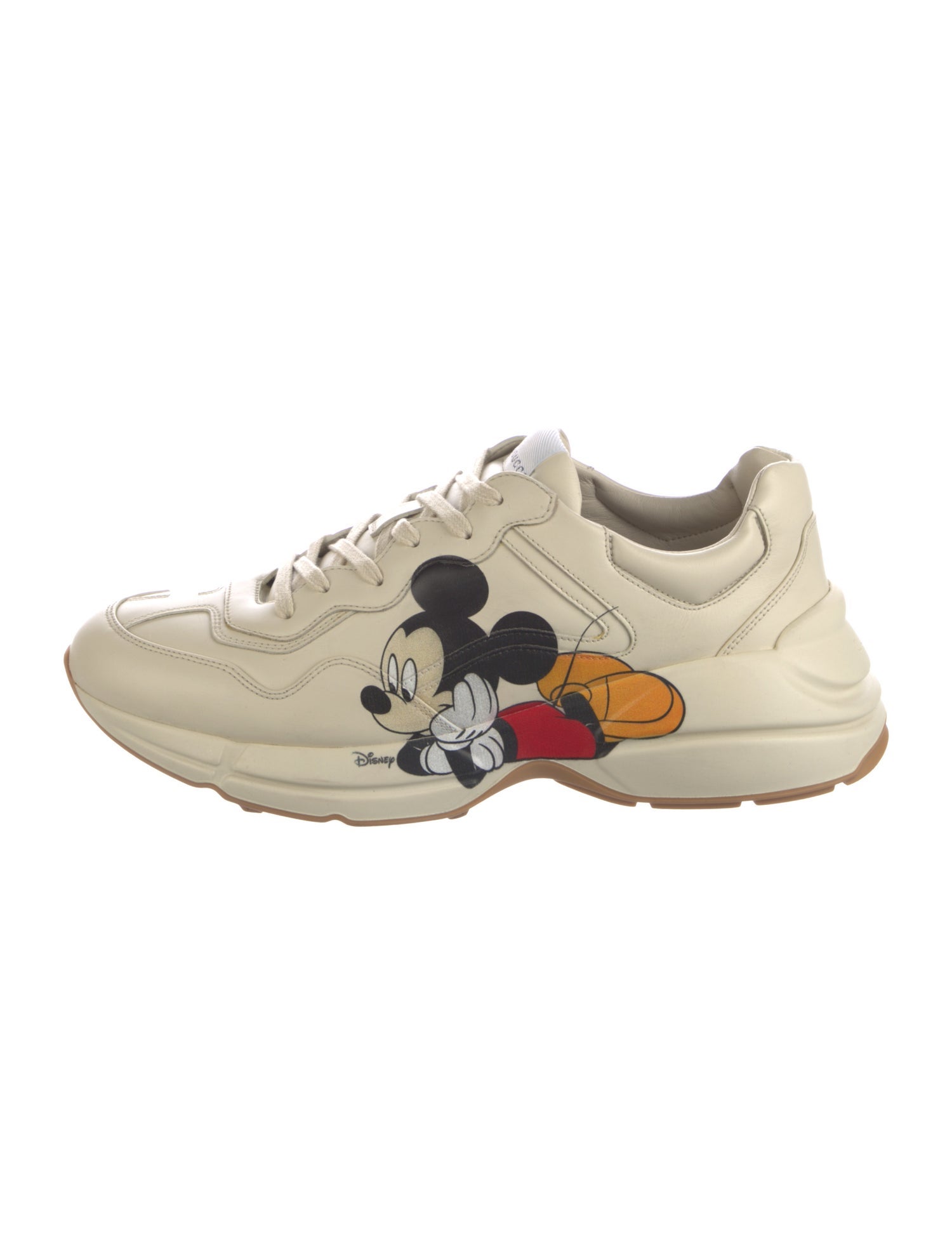 Gucci x Disney Leather Printed Athletic Sneakers