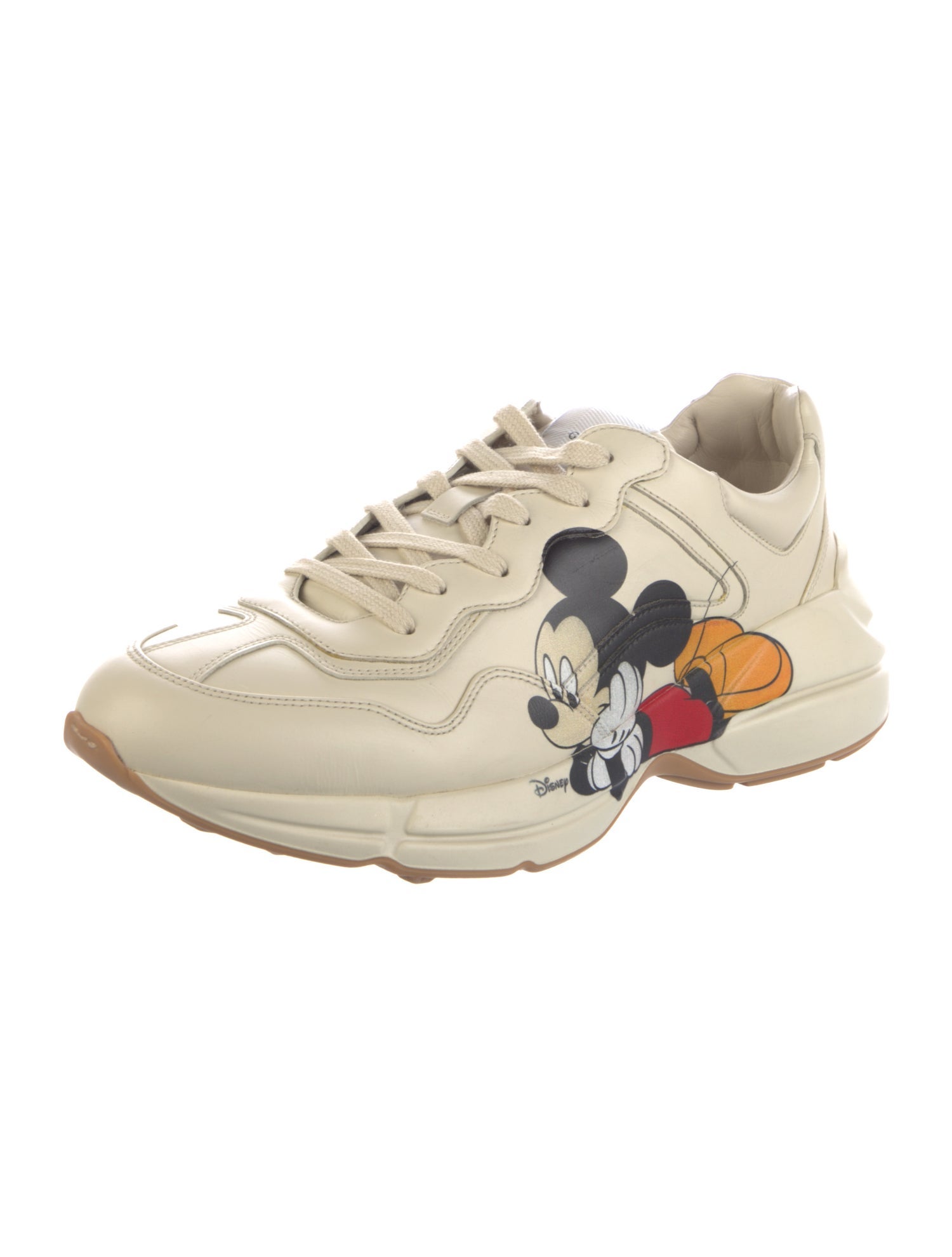 Gucci x Disney Leather Printed Athletic Sneakers