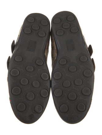 Gucci GG Canvas Leather Oxfords