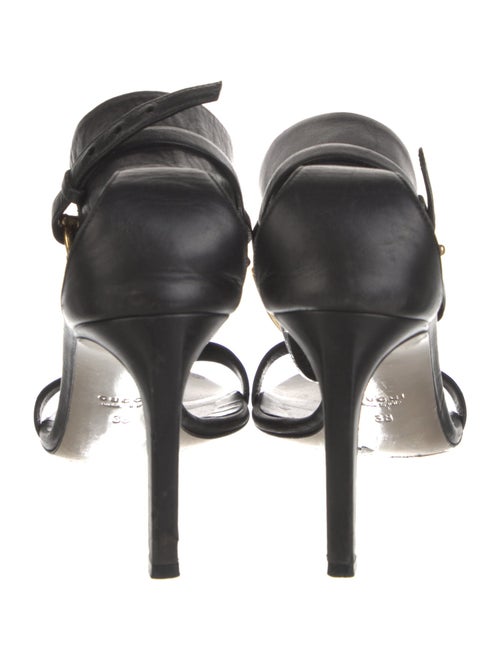 Gucci Horsebit Accent Leather Sandals