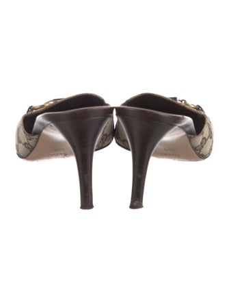 Gucci GG Canvas Canvas Mules