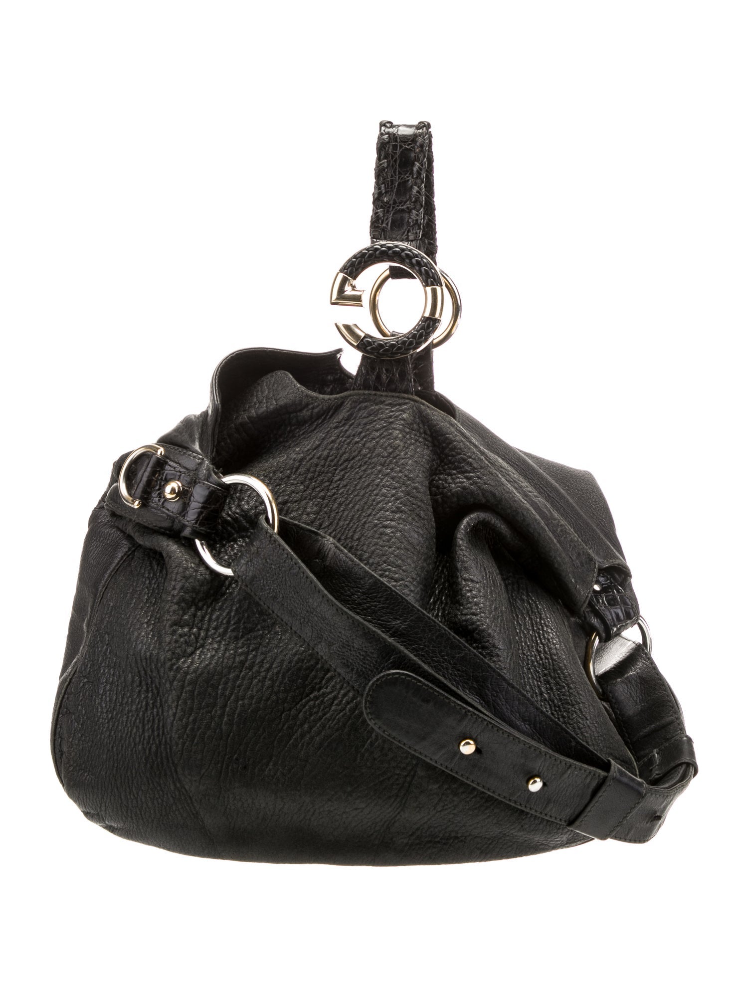 Gucci Leather G Wave Medium