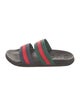 Gucci Web Accent Rubber Slides